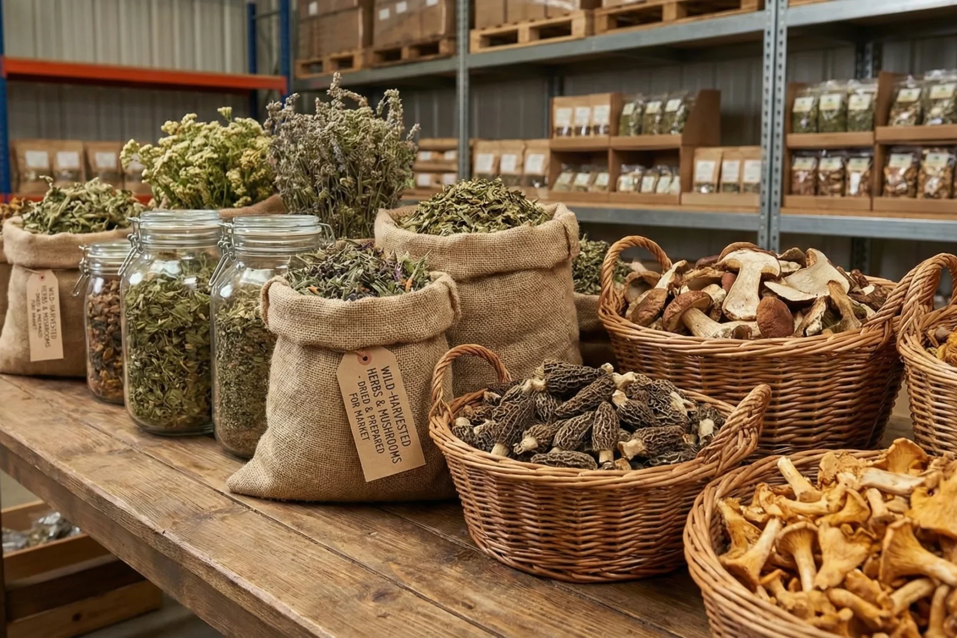 Wild Herbs & Mushrooms